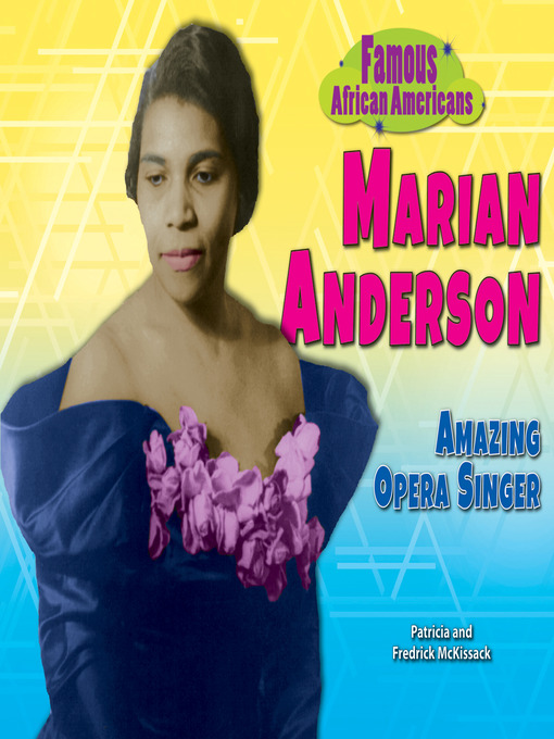 Title details for Marian Anderson by Patricia McKissack - Available